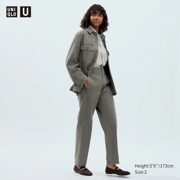 ISO UNIQLO U Denim Straight Pants Sz 26 or 27 any color - Picture 2 of 3